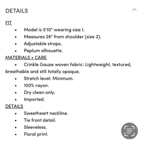 Torrid Blue & Pink Floral Peplum Eyelet Gauzy Tank Cami Sz 3X - Picture 14 of 15